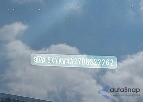 2013 Kia Sorento Sx z USA, uszkodzony, nr VIN 5XYKW4A27DG322262